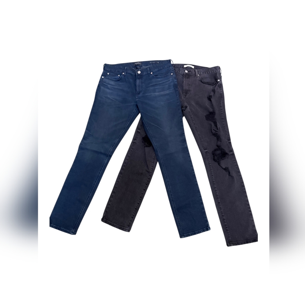 PacSun Men's Slim Straight Jeans — Navy & Black Duo